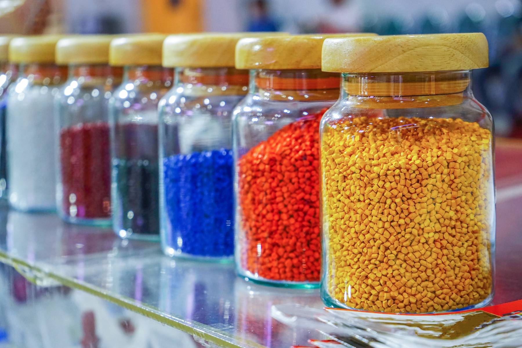 What are plastic granules and what are they used for?